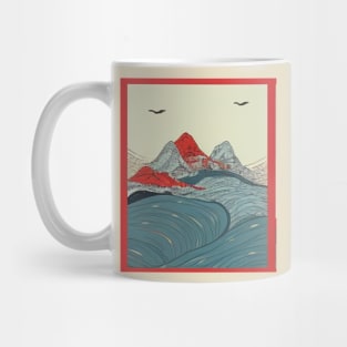 JAPANESE WOODBLOCK PRINT Mug